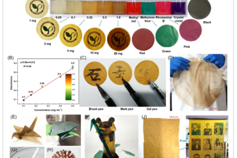 彩色氧化石墨紙和柔性N摻雜石墨紙的制備與表征，用于超級電容器和電容去離子