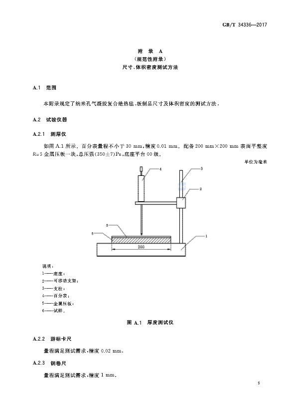 《納米孔氣凝膠復(fù)合絕熱制品》國(guó)家標(biāo)準(zhǔn)GB/T 34336-2017