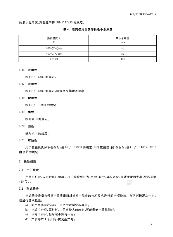 《納米孔氣凝膠復(fù)合絕熱制品》國(guó)家標(biāo)準(zhǔn)GB/T 34336-2017