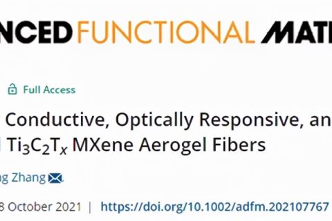 新型MXene氣凝膠纖維，具有超高電導(dǎo)率和電熱/光熱響應(yīng)性！